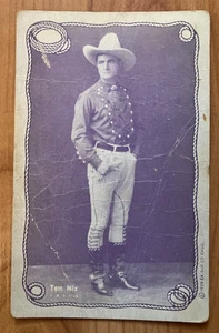 1920s Western Exhibits Tom Mix - Postcard Back - Picture 1 of 2