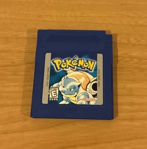Pokemon Blue Version Game Boy Original Authentic Saves Nintendo GB Battery Works - Foto 1 di 14