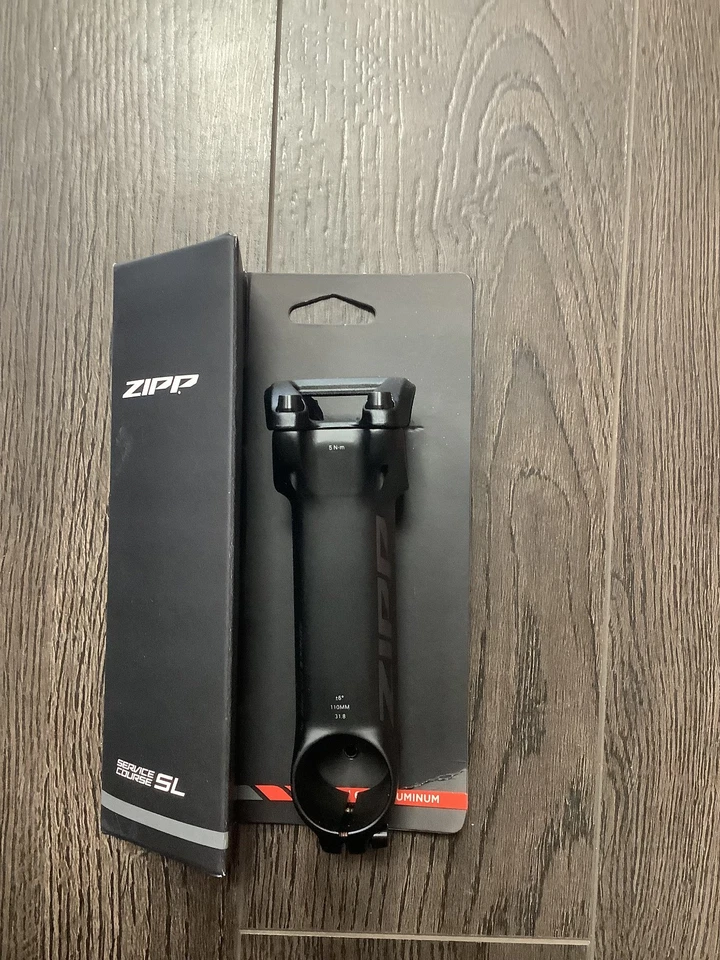 Zipp Service Course SL Stem - 110mm, 31.8 Clamp, +/-6, 1 1/8", Aluminum, Black - Image 1 of 1