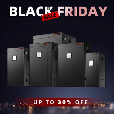 Spider Farmer 1680D Grow Tent Indoor Plant Hydroponics Mylar Dark Room for Veg - Image 1 of 4