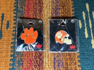 Lote de 2 cascos de fútbol americano Clemson Tigers Pin NCAA - Imagen 1 de 4