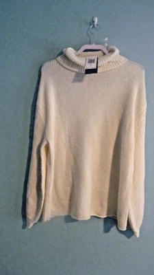 Suéter Democracy Cuello Capucha Para Mujer Talla GRANDE BLANCO ROTO/TAN SUAVE NUEVO CON ETIQUETAS Foto 1 de 4