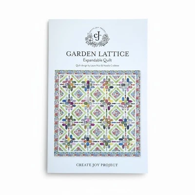 Garden Lattice Quilt Pattern Expandable Sizes by Create Joy Project for Moda - Image 1 of 4