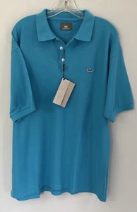 Lacoste Men's Short Sleeve Pique Polo Shirt Blue Large NWT $98 Cotton RN87651 - Picture 1 of 5