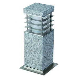 Granitleuchte, Gartenleuchte, gGartenbeleuchtung, Gartenlampe Edelstahl & Glas - Bild 1 von 1