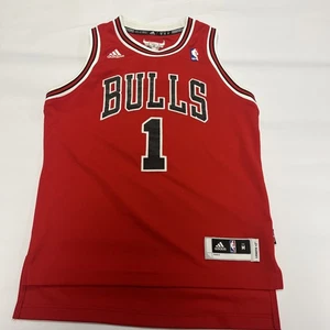 Autentica maglia NBA Chicago BULLS Derrick Rose Adidas Swingman media rara!!! - Foto 1 di 8