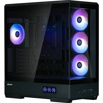 ATX Semi-Tower Gehäuse Zalman P50 DS BLACK Schwarz - Bild 1 von 4