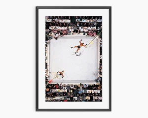 Póster de Muhammad Ali vs Cleveland Williams - Decoración de arte de pared de boxeo - Imagen 1 de 3