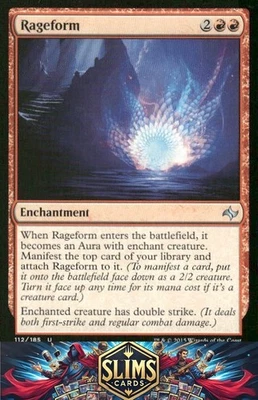 Magic the Gathering MTG Fate Reforged Rageform #112 Buy 2 Get 1 - Image 1 of 2