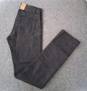 Naked & Famous Wierd Guy Grandrelle Japanese Denim Jeans Black Mens Size 29x34 - Picture 1 of 10