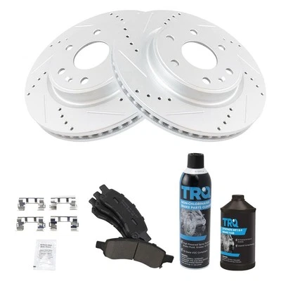 TRQ BKA17380 Brake Kit For GMC Acadia 2007-2016 Front Foto 1 de 4