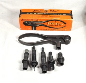 Lyman Ideal No. 310 STEEL Reloading Tool W/ 270 Winchester Dies in Original Box - Picture 1 of 7