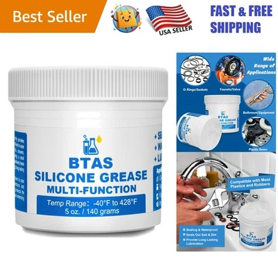 Multi-Functional 5 oz Food Grade Silicone Grease for Equipment & Seal Protection - Image 1 of 4
