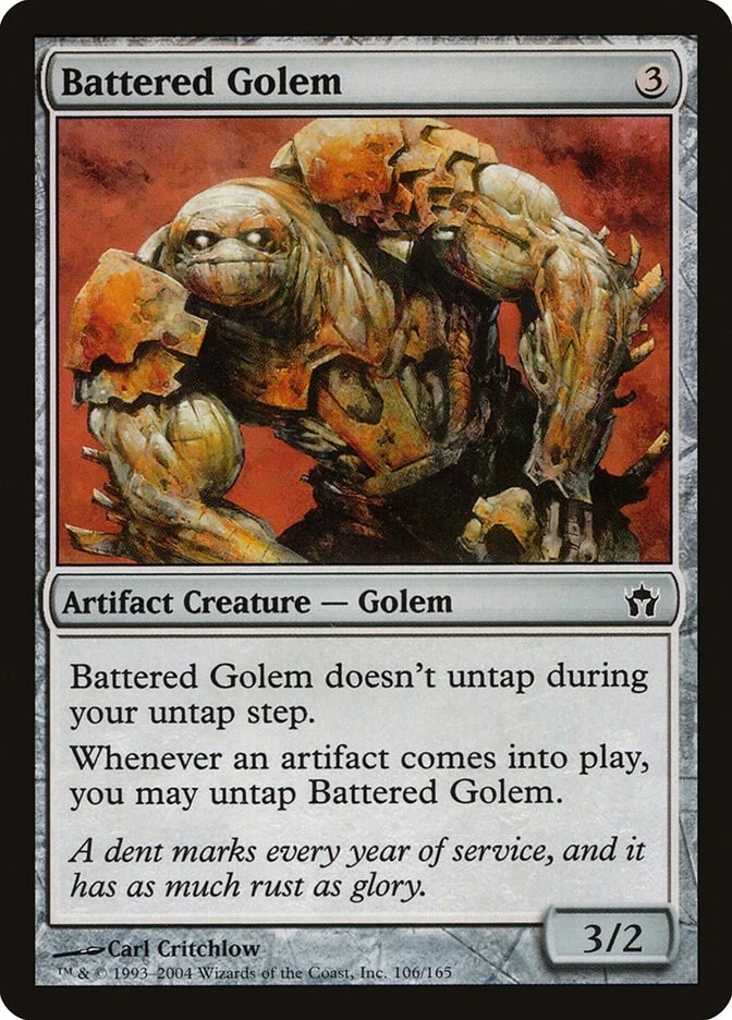 Battered Golem 106 LP Normal Fifth Dawn MTG EN - Image 1 of 1