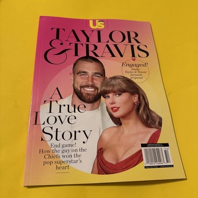 TAYLOR SWIFT & TRAVIS KELCE - A TRUE LOVE STORY 2025 US WEEKLY SPECIAL Magazine - Image 1 of 2