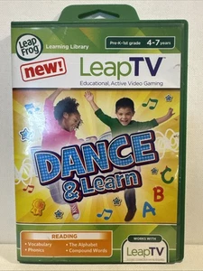 Leap Frog Leap TV Dance & Learn Reading 4-7 Years Educational Active Video Game - Picture 1 of 4