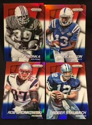 2014 Panini Prizm Football Red White Blue Prizm Parallel Cards Lot You Pick - Image 1 of 2