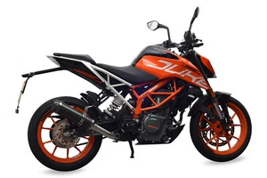 KTM 125 Duke Exhaust SP Diabolus Carbon Fibre Round XLS Carbon Outlet 2017-2020 - Picture 1 of 11