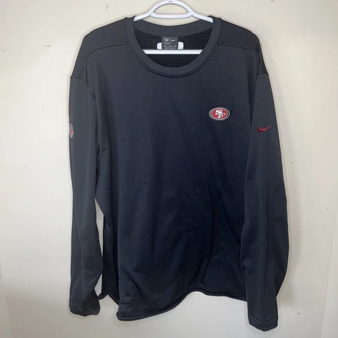 Nike NFL On Field Apparel San Francisco 49ers Coach's Sweatshirt Men's 2X-Large Cover