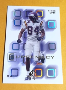 2000 SP Authentic Supremacy Randy Moss #S7 - Vikings - Picture 1 of 2