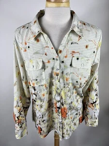 Coral Bay Damen Gr. XL Langarm Oberteil mit Knopfleiste - 3772 - Bild 1 von 5