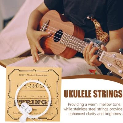 Ukulele Strings For Soprano Concert Tenor Nylon 4 in ν☆ S1S9 1 ι_ Pcs I9C6 - Image 1 of 4
