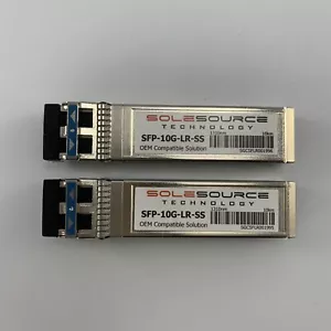 SOLESOURCE SFP-10G-LR-SS SFP+transceiver 10Gb OEM Compatible Solution AP08 - Picture 1 of 4