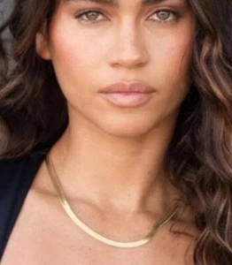 Collar Jennifer Zeuner Chapado en Oro Amarillo 14K Espiga Hamilton Nuevo con Etiquetas - Imagen 1 de 10