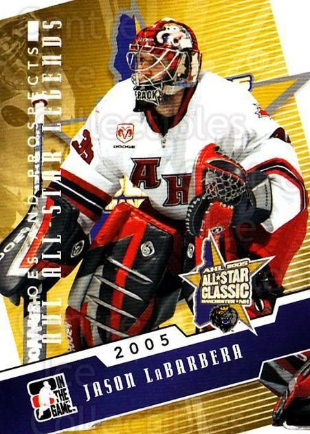 2009-10 ITG Heroes and Prospects AHL All Star Legends #20 Jason LaBarbera - Image 1 of 1