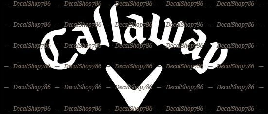 Callaway Golf - Outdoor Sports - Vinyl Die-Cut Peel N' Stick Decals/Stickers