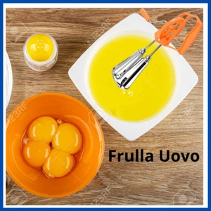 Frulla uova sbattitore frullatore manuale frusta uovo accessori per cucina casa - Foto 1 di 5