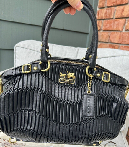 Coach Madison pelle raccolta Sophia 18620 B4 BK autentico nuovo con etichetta