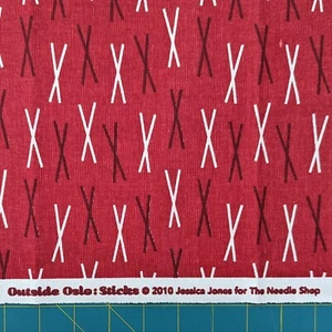 Jessica Jones Outside Oslo Remnant (Approx 0.75 Yds) Canvas Fabric FLAWS Retro - Picture 1 of 9