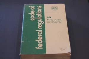 Code of federal regulations 49 Transportation (Parts 1200 to 1299) 1977 - Picture 1 of 1