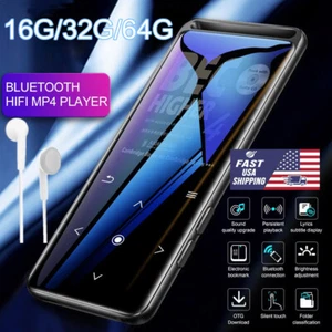 Bluetooth 5.0 MP3 Player HiFi Lossless Sound FM Radio Music Audio Voice Recorder - Picture 1 of 15