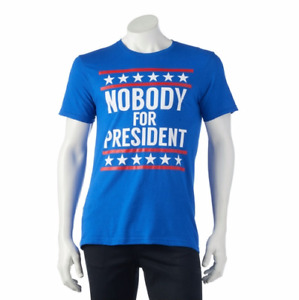 Men's "Nobody For President" Tee, Size: XXL, Color: Royal Blue ()