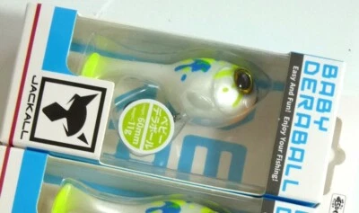 Señuelo Jackall Swimbait BABY DERABALL JDM # Blue Chart Splash NUEVO Foto 1 de 2
