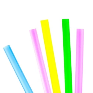 400 Pack - Jumbo Colored Boba Bubble Tea Straws | Individual Wrapped - Picture 1 of 5