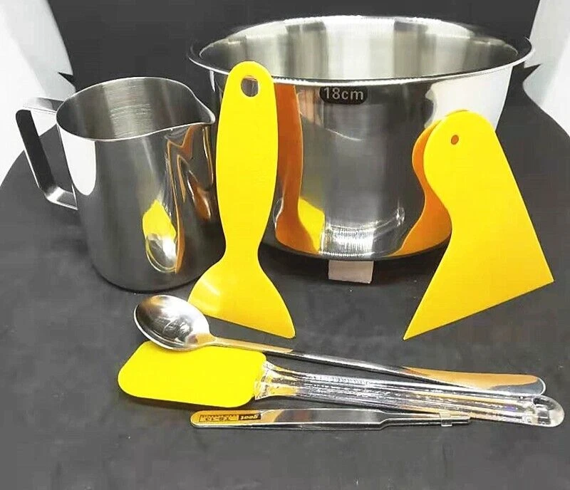 Soap Making Tools DIY Candle Kits Soy Wax Melts Material Pot Wax Melting Pot - Image 1 of 4