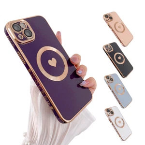 Magnetic Case For iPhone 16 15 14 13 12 11 Pro 8 Plus X XR XS Max tpu Back Cover - Picture 1 of 14