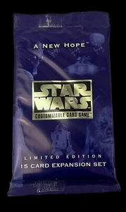1996 Star Wars A New Hope CCG Customizable Card Game LE 15 Card Expansion Pack - Picture 1 of 6