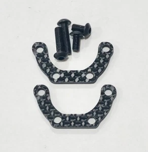 XTREME RACING XRAY T4 2020 CARBON FIBER MOTOR SPACERS 2pc TOURING X-RAY VTA LIPO - Imagen 1 de 2
