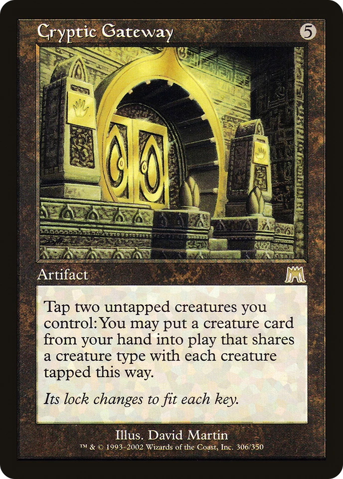 Cryptic Gateway X (1) EX/NM-Onslaught-R306-MTG-4RCards - Image 1 of 1
