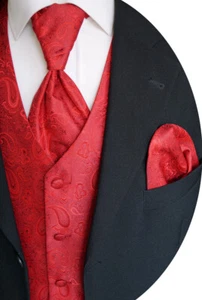 Panciotto Nozze Con Plastron, Fazzoletto, Alternativo Plastron Nr.23.4 Gr.44-114 - Foto 1 di 6