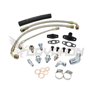 Turbo Oil Water Line Kit for Holden Commodore VL RB30ET Stock T3 (M18 water) - Picture 1 of 3