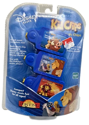 NEW Disney Tunes Lion King KIDCLIPS Kid Clips Music Chip Songs 3-Pack New Sealed - Image 1 of 4