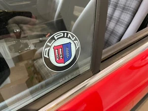 Seltene Alpina BMW Fensteraufkleber x 2 Alpina D3 B3 D4 B8 XB7 M Sport - Bild 1 von 2