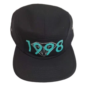 New Diamond Supply Co Skateboarding Men's Adjustable Hat 1998 Logo Black Green - Picture 1 of 2