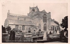 Grange-Over-Sands (Morecambe Bay) Cartmel Priory Church graveyard 1907