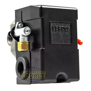 Lefoo 95-125 PSI Air Compressor Pressure Switch 1/4" Female NPT 4 Port LF10-L4H - Picture 1 of 7